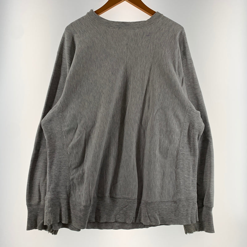 【現状渡し品】【メンズ】 Champion チャンピオン 80's REVERSE WEAVE WARM UP SWEAT VINTAGE 80年代 リバース ウィーブ ウォームアップ スウェット トップス トリコタグ ヴィンテージ 145-260627-ko-16-tei サイズ：XL カラー：グレー 万代Net店