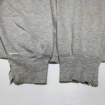 【現状渡し品】【メンズ】 Champion チャンピオン 80's REVERSE WEAVE WARM UP SWEAT VINTAGE 80年代 リバース ウィーブ ウォームアップ スウェット トップス トリコタグ ヴィンテージ 145-260627-ko-16-tei サイズ：XL カラー：グレー 万代Net店