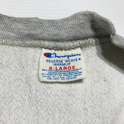 【現状渡し品】【メンズ】 Champion チャンピオン 80's REVERSE WEAVE WARM UP SWEAT VINTAGE 80年代 リバース ウィーブ ウォームアップ スウェット トップス トリコタグ ヴィンテージ 145-260627-ko-16-tei サイズ：XL カラー：グレー 万代Net店