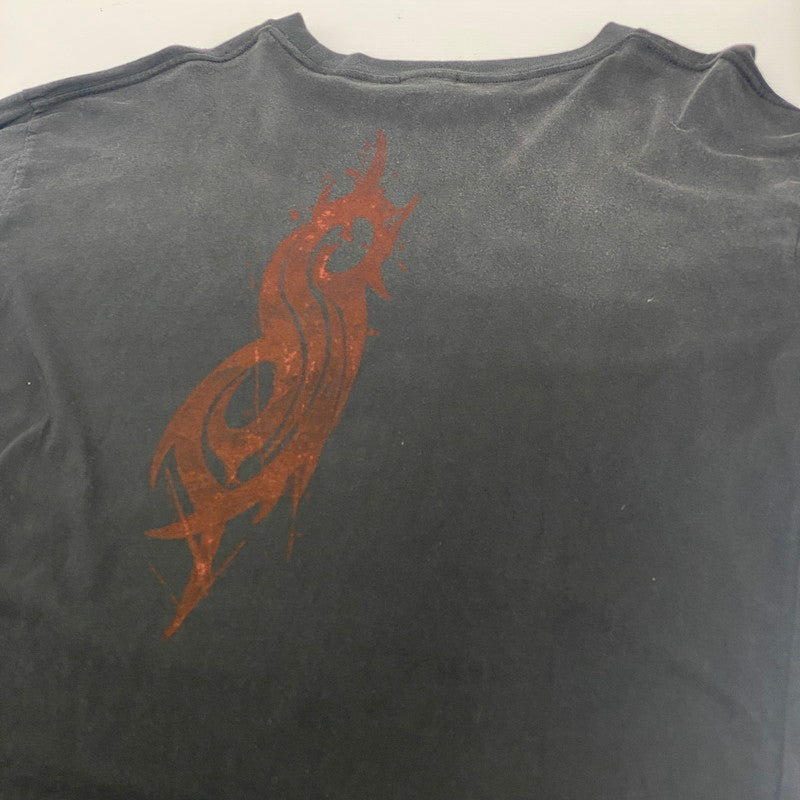 【中古品】【メンズ】 F-LAGSTUF-F FS1856 SLIPKNOT LS TEE フラグスタフ スリップノット 長袖T ロンT 142-260822-nm-37-tei サイズ：XL カラー：ブラック 万代Net店