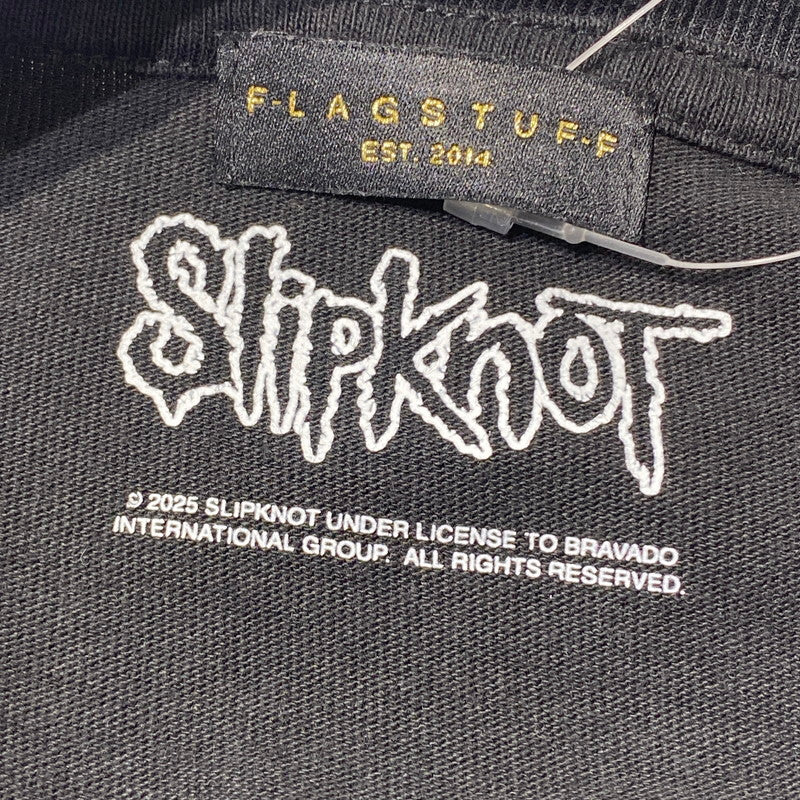 【中古品】【メンズ】 F-LAGSTUF-F FS1856 SLIPKNOT LS TEE フラグスタフ スリップノット 長袖T ロンT 142-260822-nm-37-tei サイズ：XL カラー：ブラック 万代Net店