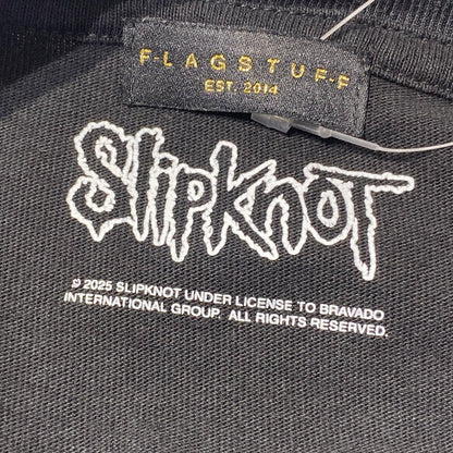 【中古品】【メンズ】 F-LAGSTUF-F FS1856 SLIPKNOT LS TEE フラグスタフ スリップノット 長袖T ロンT 142-260822-nm-37-tei サイズ：XL カラー：ブラック 万代Net店