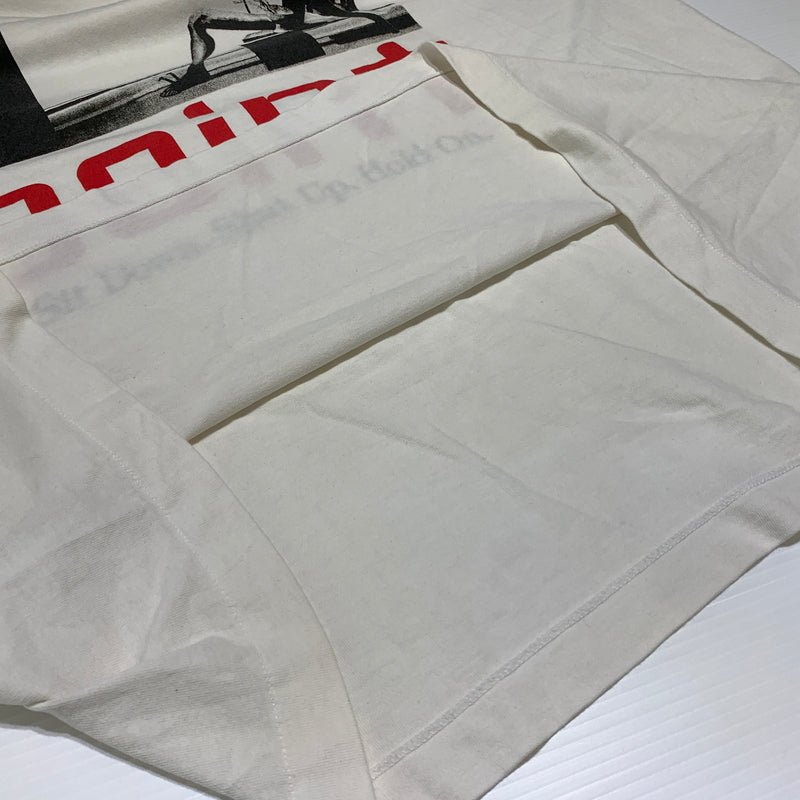 【中古品】【メンズ】 SAINT Mxxxxxx セント マイケル SIT DOWN MAXELL SAINT S/S TEE SM-HR8-0000-022 シットダウン ショートスリーブ Tシャツ 半袖 トップス 142-260627-ko-12-tei サイズ：XL カラー：ホワイト 万代Net店
