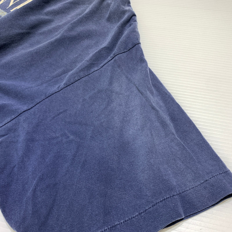 【中古品】【メンズ】 SAINT Mxxxxxx セント マイケル DNF S/S TEE FANTASIA SM-HR8-0000-C65 ショートスリーブ Tシャツ ファンタジア 半袖 トップス ヴィンテージ加工 142-260627-ko-13-tei サイズ：XL カラー：ネイビー 万代Net店