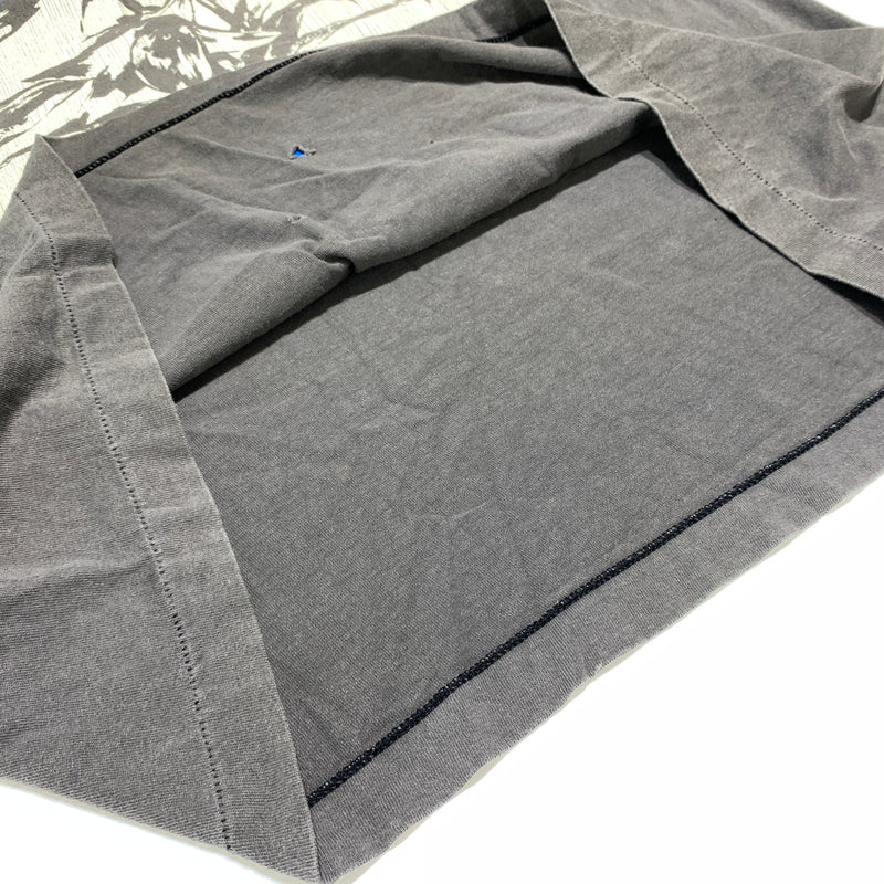 【中古品】【メンズ】 SAINT Mxxxxxx セント マイケル 23SS L/S TEE UNKNOWN SM-S23-0000-027 ロングスリーブ Tシャツ アンノウン 長袖 トップス ヴィンテージ加工 142-260627-ko-15-tei サイズ：XL カラー：グレー 万代Net店