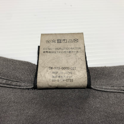 【中古品】【メンズ】 SAINT Mxxxxxx セント マイケル 23SS L/S TEE UNKNOWN SM-S23-0000-027 ロングスリーブ Tシャツ アンノウン 長袖 トップス ヴィンテージ加工 142-260627-ko-15-tei サイズ：XL カラー：グレー 万代Net店