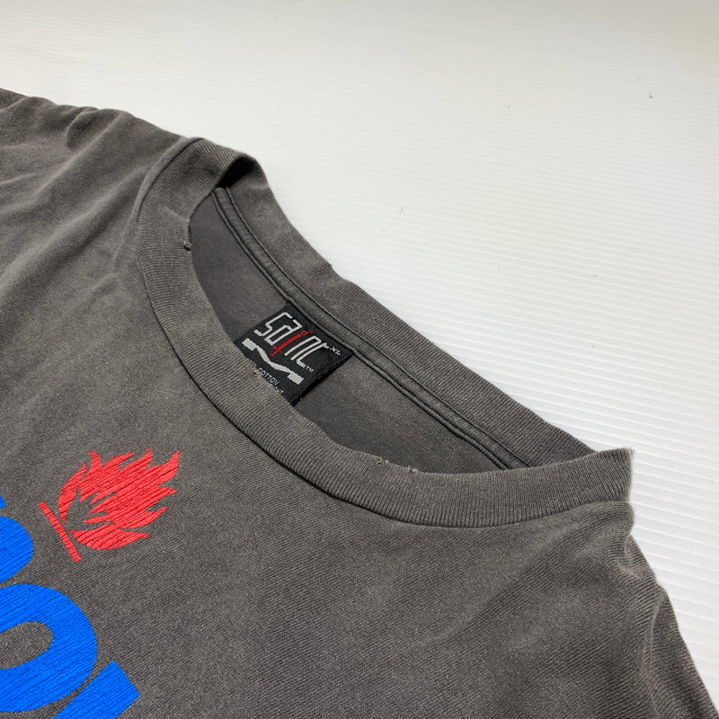 【中古品】【メンズ】 SAINT Mxxxxxx セント マイケル 23SS L/S TEE UNKNOWN SM-S23-0000-027 ロングスリーブ Tシャツ アンノウン 長袖 トップス ヴィンテージ加工 142-260627-ko-15-tei サイズ：XL カラー：グレー 万代Net店