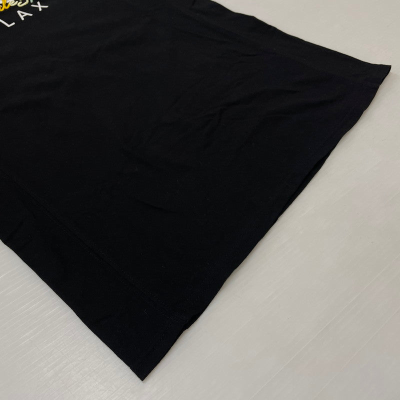 【中古品】【メンズ】 1PIU1UGUALE3 RELAX ウノピゥウノウグァーレトレ リラックス EMBROIDERY L/S TEE 刺繡 ロングスリーブTシャツ 半袖トップス 141-260806-ss-04-tei サイズ：M カラー：ブラック 万代Net店