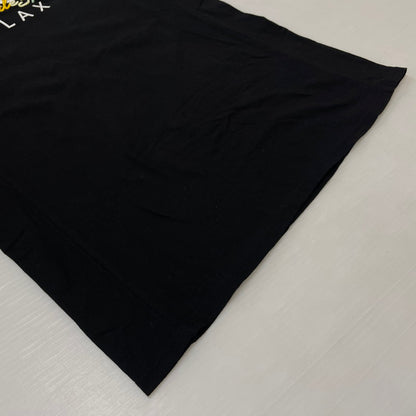 【中古品】【メンズ】 1PIU1UGUALE3 RELAX ウノピゥウノウグァーレトレ リラックス EMBROIDERY L/S TEE 刺繡 ロングスリーブTシャツ 半袖トップス 141-260806-ss-04-tei サイズ：M カラー：ブラック 万代Net店