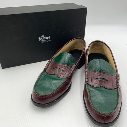 【中古品】【メンズ】 THE KENFORD FINESHOES ケンフォード ファインシューズ × JOURNAL STANDARD ジャーナルスタンダード 別注 コラボ BEEF AND BROCCORI LOAFER ペイズリービーブロ コンビローファー 靴 164-260630-yo-03-tei サイズ：27cm カラー：ブラウン 万代Net店