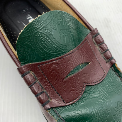 【中古品】【メンズ】 THE KENFORD FINESHOES ケンフォード ファインシューズ × JOURNAL STANDARD ジャーナルスタンダード 別注 コラボ BEEF AND BROCCORI LOAFER ペイズリービーブロ コンビローファー 靴 164-260630-yo-03-tei サイズ：27cm カラー：ブラウン 万代Net店