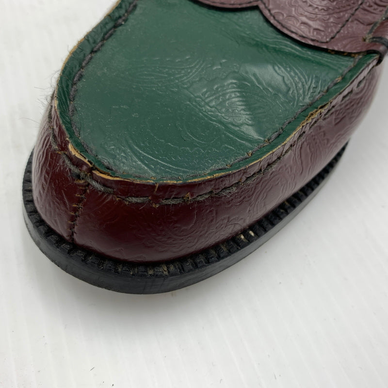 【中古品】【メンズ】 THE KENFORD FINESHOES ケンフォード ファインシューズ × JOURNAL STANDARD ジャーナルスタンダード 別注 コラボ BEEF AND BROCCORI LOAFER ペイズリービーブロ コンビローファー 靴 164-260630-yo-03-tei サイズ：27cm カラー：ブラウン 万代Net店
