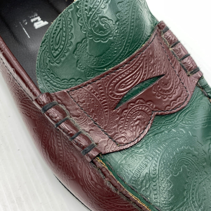 【中古品】【メンズ】 THE KENFORD FINESHOES ケンフォード ファインシューズ × JOURNAL STANDARD ジャーナルスタンダード 別注 コラボ BEEF AND BROCCORI LOAFER ペイズリービーブロ コンビローファー 靴 164-260630-yo-03-tei サイズ：27cm カラー：ブラウン 万代Net店