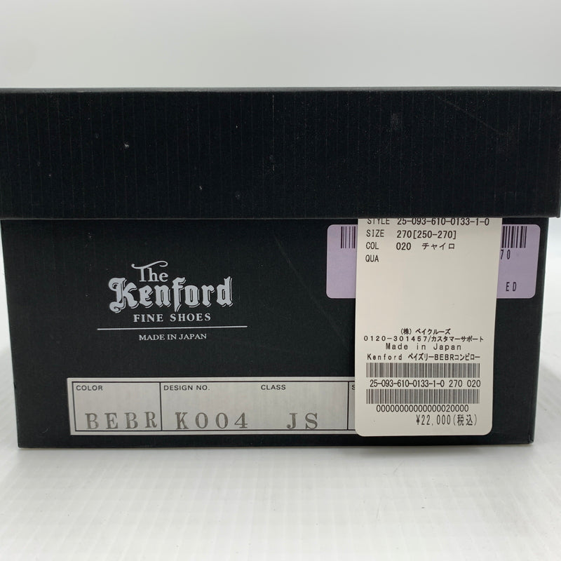 【中古品】【メンズ】 THE KENFORD FINESHOES ケンフォード ファインシューズ × JOURNAL STANDARD ジャーナルスタンダード 別注 コラボ BEEF AND BROCCORI LOAFER ペイズリービーブロ コンビローファー 靴 164-260630-yo-03-tei サイズ：27cm カラー：ブラウン 万代Net店