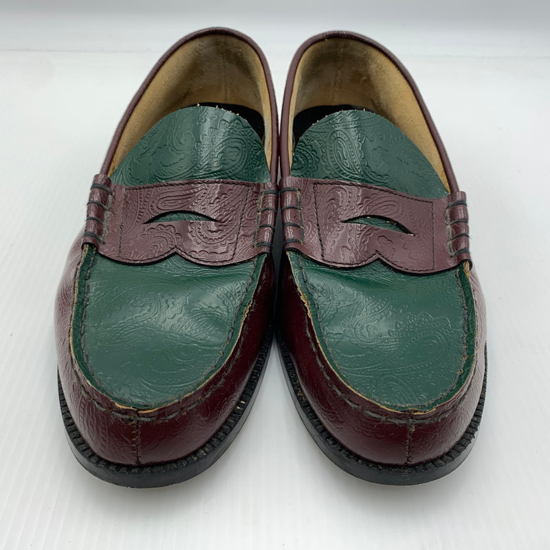 【中古品】【メンズ】 THE KENFORD FINESHOES ケンフォード ファインシューズ × JOURNAL STANDARD ジャーナルスタンダード 別注 コラボ BEEF AND BROCCORI LOAFER ペイズリービーブロ コンビローファー 靴 164-260630-yo-03-tei サイズ：27cm カラー：ブラウン 万代Net店