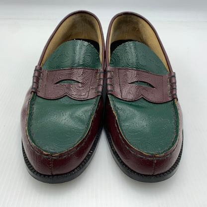 【中古品】【メンズ】 THE KENFORD FINESHOES ケンフォード ファインシューズ × JOURNAL STANDARD ジャーナルスタンダード 別注 コラボ BEEF AND BROCCORI LOAFER ペイズリービーブロ コンビローファー 靴 164-260630-yo-03-tei サイズ：27cm カラー：ブラウン 万代Net店