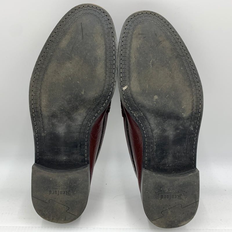 【中古品】【メンズ】 THE KENFORD FINESHOES ケンフォード ファインシューズ × JOURNAL STANDARD ジャーナルスタンダード 別注 コラボ BEEF AND BROCCORI LOAFER ペイズリービーブロ コンビローファー 靴 164-260630-yo-03-tei サイズ：27cm カラー：ブラウン 万代Net店