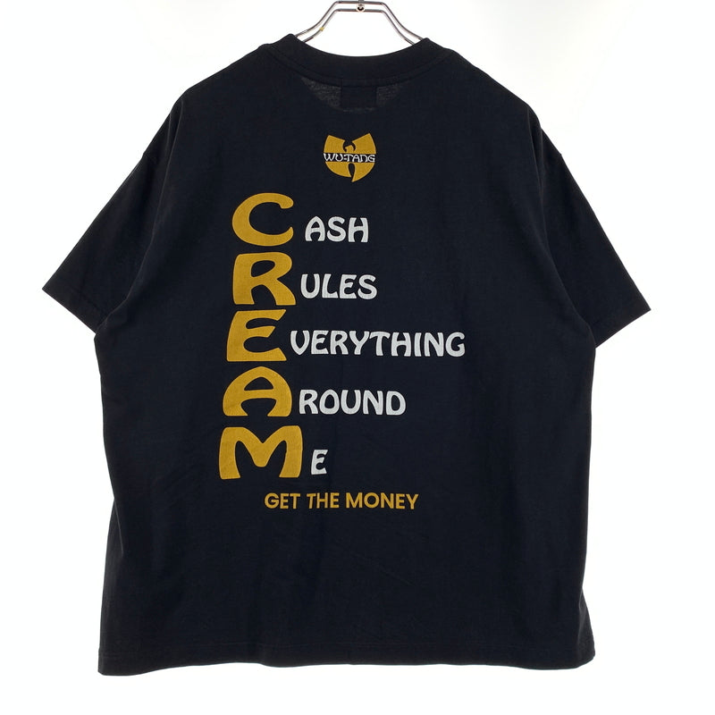【中古品】【メンズ】 Wu-Tang Clan ウータン・クラン × NUBIAN ヌビアン 別注 コラボ CREAM S/S TEE クリーム ショートスリーブ Tシャツ 半袖 トップス 142-260627-ko-14-tei サイズ：M カラー：ブラック 万代Net店