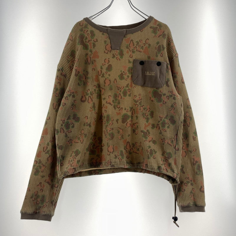 【中古品】【メンズ】 FAF エフエーエフ PACIS THERMAL HENLEY NECK 4121207 パチス サーマル ヘンリー ネック 長袖 トップス 142-260723-sa-01-tei サイズ：3 カラー：ブラウン 万代Net店