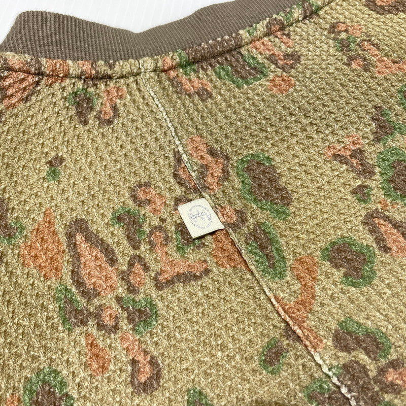 【中古品】【メンズ】 FAF エフエーエフ PACIS THERMAL HENLEY NECK 4121207 パチス サーマル ヘンリー ネック 長袖 トップス 142-260723-sa-01-tei サイズ：3 カラー：ブラウン 万代Net店
