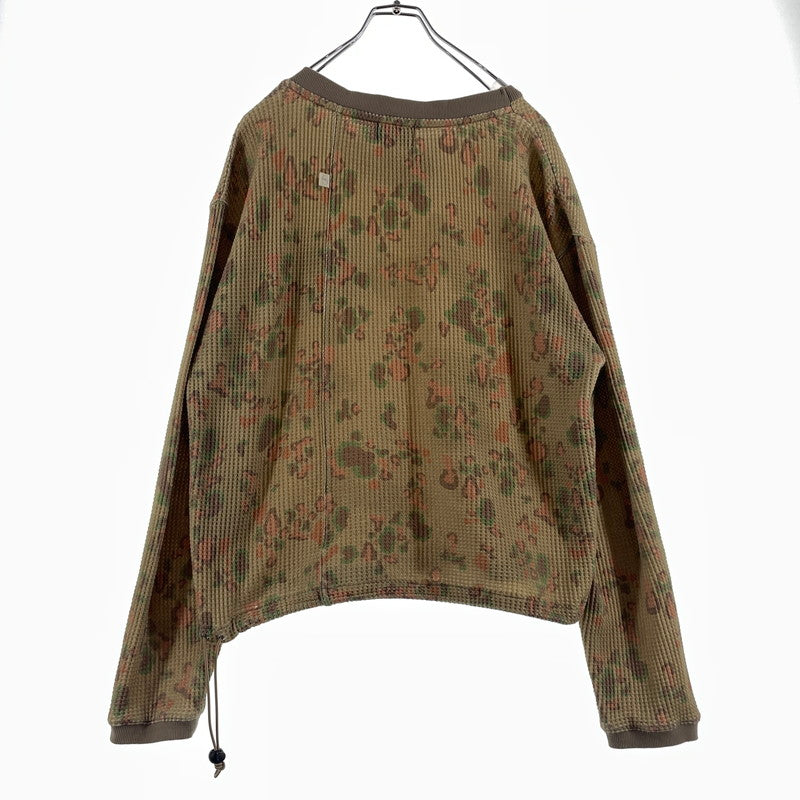 【中古品】【メンズ】 FAF エフエーエフ PACIS THERMAL HENLEY NECK 4121207 パチス サーマル ヘンリー ネック 長袖 トップス 142-260723-sa-01-tei サイズ：3 カラー：ブラウン 万代Net店