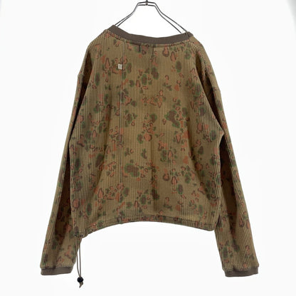 【中古品】【メンズ】 FAF エフエーエフ PACIS THERMAL HENLEY NECK 4121207 パチス サーマル ヘンリー ネック 長袖 トップス 142-260723-sa-01-tei サイズ：3 カラー：ブラウン 万代Net店