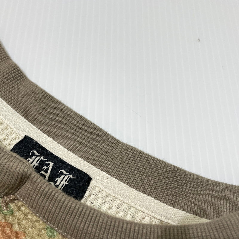 【中古品】【メンズ】 FAF エフエーエフ PACIS THERMAL HENLEY NECK 4121207 パチス サーマル ヘンリー ネック 長袖 トップス 142-260723-sa-01-tei サイズ：3 カラー：ブラウン 万代Net店