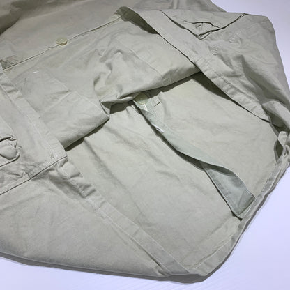 【中古品】【メンズ】 SWEDEN ARMY スウェーデン軍 M39 COTTON PULLOVER SMOCK コットン プルオーバー スモック アウター ミリタリージャケット ハーフボタン コート 145-260627-ko-17-tei サイズ：2 カラー：ベージュ系/グレー系 万代Net店