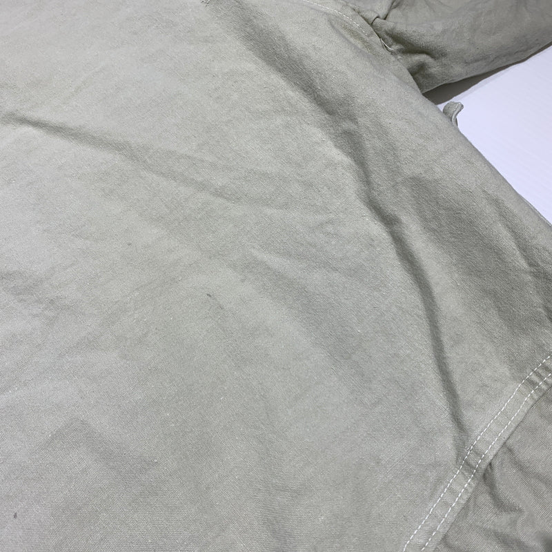 【中古品】【メンズ】 SWEDEN ARMY スウェーデン軍 M39 COTTON PULLOVER SMOCK コットン プルオーバー スモック アウター ミリタリージャケット ハーフボタン コート 145-260627-ko-17-tei サイズ：2 カラー：ベージュ系/グレー系 万代Net店
