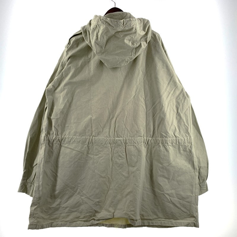 【中古品】【メンズ】 SWEDEN ARMY スウェーデン軍 M39 COTTON PULLOVER SMOCK コットン プルオーバー スモック アウター ミリタリージャケット ハーフボタン コート 145-260627-ko-17-tei サイズ：2 カラー：ベージュ系/グレー系 万代Net店