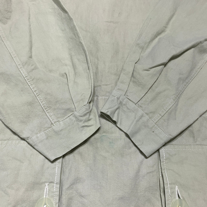 【中古品】【メンズ】 SWEDEN ARMY スウェーデン軍 M39 COTTON PULLOVER SMOCK コットン プルオーバー スモック アウター ミリタリージャケット ハーフボタン コート 145-260627-ko-17-tei サイズ：2 カラー：ベージュ系/グレー系 万代Net店