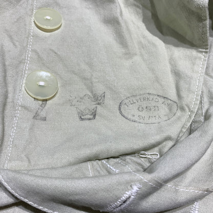 【中古品】【メンズ】 SWEDEN ARMY スウェーデン軍 M39 COTTON PULLOVER SMOCK コットン プルオーバー スモック アウター ミリタリージャケット ハーフボタン コート 145-260627-ko-17-tei サイズ：2 カラー：ベージュ系/グレー系 万代Net店