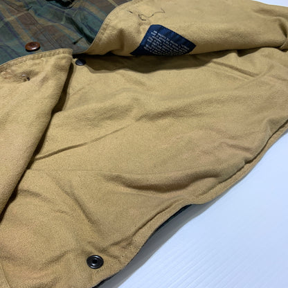 【現状渡し品】【メンズ】 POLO RALPH LAUREN ポロラルフローレン 90's OILD HUNTING JACKET 90年代 オイルド ハンティングジャケット アウター ワークジャケット 147-260627-ko-18-tei サイズ：L カラー：チェック 万代Net店