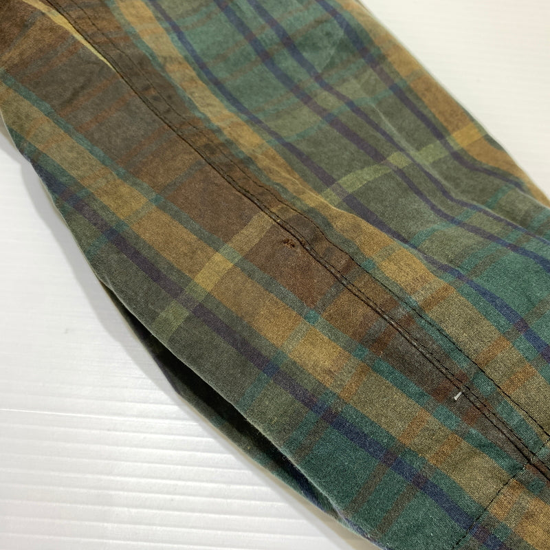【現状渡し品】【メンズ】 POLO RALPH LAUREN ポロラルフローレン 90's OILD HUNTING JACKET 90年代 オイルド ハンティングジャケット アウター ワークジャケット 147-260627-ko-18-tei サイズ：L カラー：チェック 万代Net店