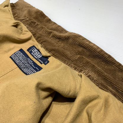【現状渡し品】【メンズ】 POLO RALPH LAUREN ポロラルフローレン 90's OILD HUNTING JACKET 90年代 オイルド ハンティングジャケット アウター ワークジャケット 147-260627-ko-18-tei サイズ：L カラー：チェック 万代Net店