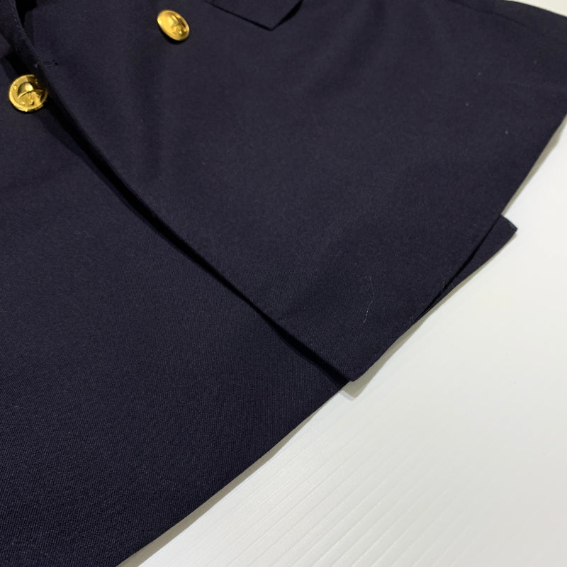 【中古品】【メンズ】 POLO RALPH LAUREN ポロラルフローレン WOOL TAILORED JACKET 022-5-BZ-RL ウール テーラードジャケット ライトアウター 金ボタン 147-260627-ko-19-tei サイズ：C96-W84-T180 カラー：ネイビー 万代Net店