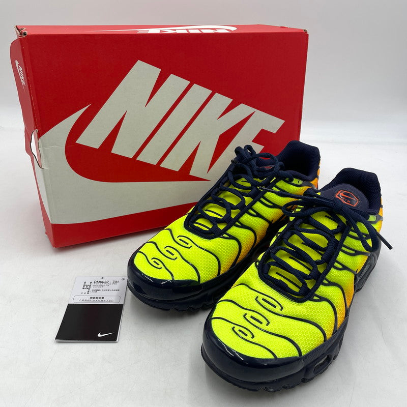 【中古品】【メンズ】 NIKE ナイキ AIR MAX PLUS LEMON VENOM BLACKENED BLUE-HYPER CRIMSON DM0032-701" エア マックス プラススニーカー レモンヴェノム スニーカー靴 160-260904-yo-12-teih サイズ：27.5cm カラー：イエロー/ブラック 万代Net店