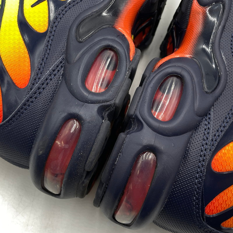 【中古品】【メンズ】 NIKE ナイキ AIR MAX PLUS LEMON VENOM BLACKENED BLUE-HYPER CRIMSON DM0032-701" エア マックス プラススニーカー レモンヴェノム スニーカー靴 160-260904-yo-12-teih サイズ：27.5cm カラー：イエロー/ブラック 万代Net店