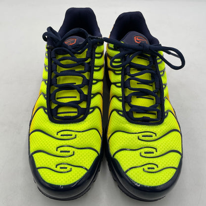 【中古品】【メンズ】 NIKE ナイキ AIR MAX PLUS LEMON VENOM BLACKENED BLUE-HYPER CRIMSON DM0032-701" エア マックス プラススニーカー レモンヴェノム スニーカー靴 160-260904-yo-12-teih サイズ：27.5cm カラー：イエロー/ブラック 万代Net店