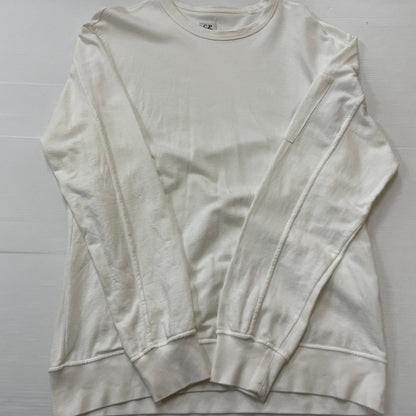 【中古品】【メンズ】 CP COMPANY シーピー カンパニー L/S TEE 18CMSS019A ロングスリーブ Ｔシャツ 長袖 トップス 141-260630-sa-01-tei サイズ：M カラー：ホワイト 万代Net店