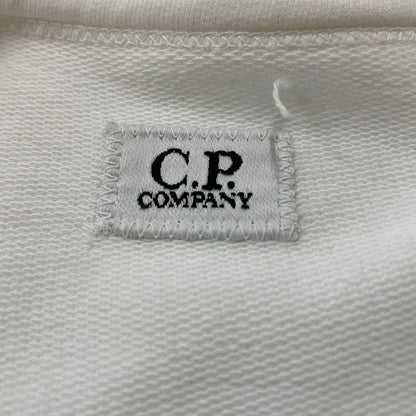 【中古品】【メンズ】 CP COMPANY シーピー カンパニー L/S TEE 18CMSS019A ロングスリーブ Ｔシャツ 長袖 トップス 141-260630-sa-01-tei サイズ：M カラー：ホワイト 万代Net店