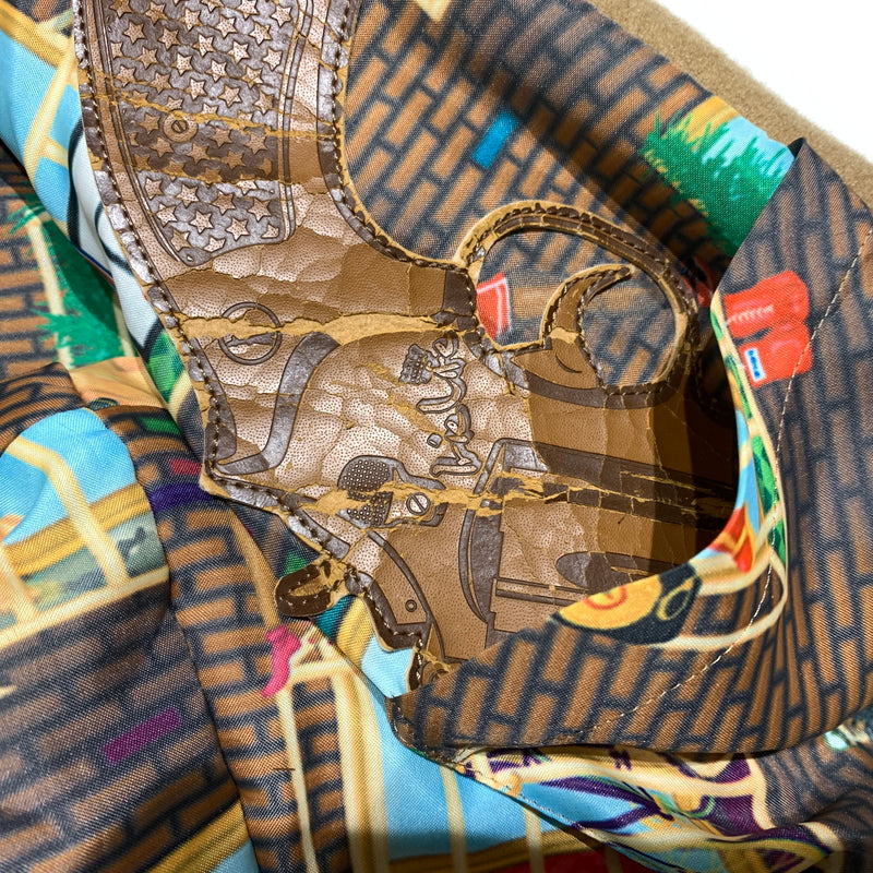 【現状渡し品】【メンズ】 master-piece マスターピース × IRIE LIFE アイリーライフ 別注 コラボ WOOL HOODIE STUDIUM JACKET ウール フーディ スタジアム ジャケット アウター スタジャン 142-260629-ko-09-tei サイズ：XL カラー：ベージュ 万代Net店