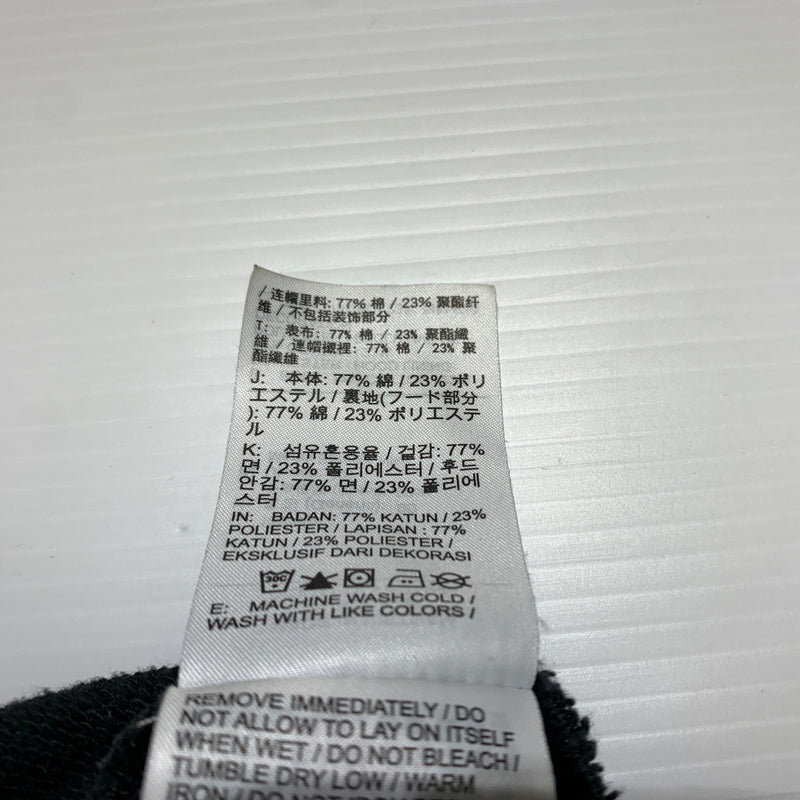 【中古品】【メンズ】 Supreme シュプリーム × NIKE ナイキ 別注 コラボ STRIPE HOODED SWEATSHIRT BV7558-010 ストライプ フーディ スウェット トップス プルオーバーパーカー 149-260629-ko-07-tei サイズ：XL カラー：ブラックホワイト 万代Net店