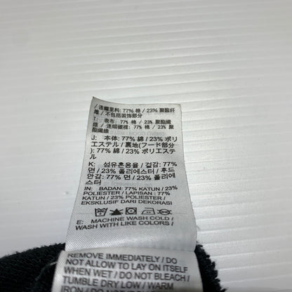 【中古品】【メンズ】 Supreme シュプリーム × NIKE ナイキ 別注 コラボ STRIPE HOODED SWEATSHIRT BV7558-010 ストライプ フーディ スウェット トップス プルオーバーパーカー 149-260629-ko-07-tei サイズ：XL カラー：ブラックホワイト 万代Net店