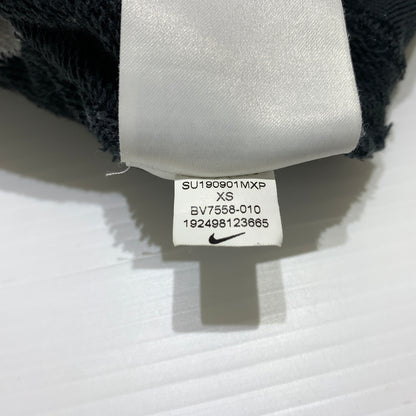 【中古品】【メンズ】 Supreme シュプリーム × NIKE ナイキ 別注 コラボ STRIPE HOODED SWEATSHIRT BV7558-010 ストライプ フーディ スウェット トップス プルオーバーパーカー 149-260629-ko-07-tei サイズ：XL カラー：ブラックホワイト 万代Net店