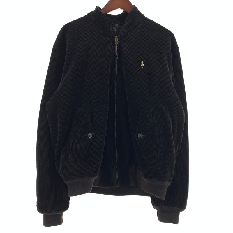 【中古品】【メンズ】 POLO RALPH LAUREN ポロラルフローレン CORDUROY JACKET コーデュロイジャケット アウター フルジップジャケット 145-260629-ko-04-tei サイズ：M カラー：ブラウン系/ブラック系 万代Net店