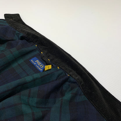 【中古品】【メンズ】 POLO RALPH LAUREN ポロラルフローレン CORDUROY JACKET コーデュロイジャケット アウター フルジップジャケット 145-260629-ko-04-tei サイズ：M カラー：ブラウン系/ブラック系 万代Net店