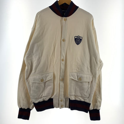 【現状渡し品】【メンズ】 RALPH LAUREN ラルフローレン SWEAT JACKET スウェット ジャケット ライトアウター ボタンダウン 147-260629-ko-06-tei サイズ：M カラー：ホワイト 万代Net店