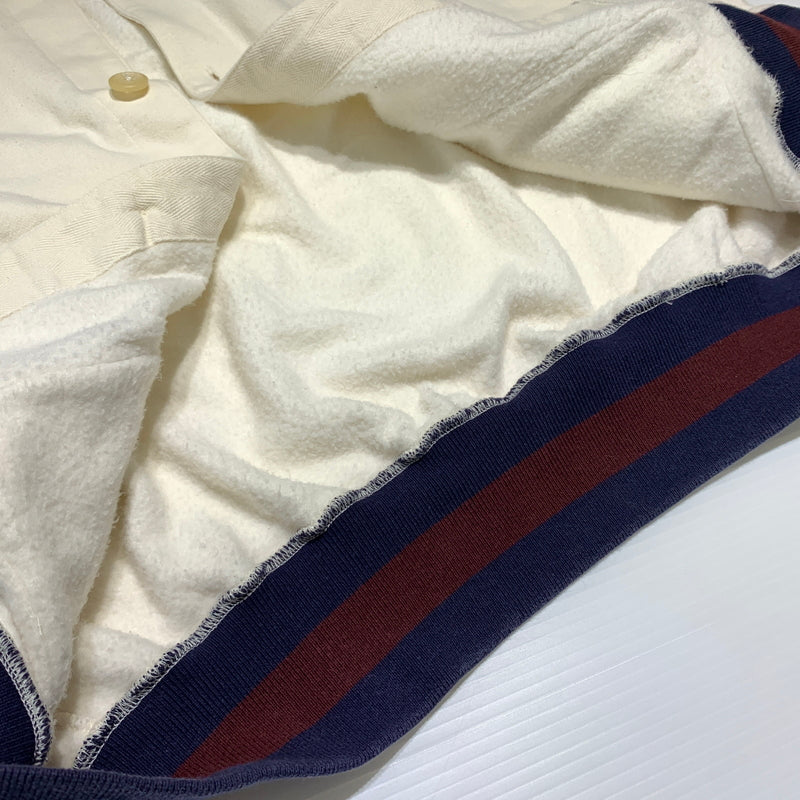 【現状渡し品】【メンズ】 RALPH LAUREN ラルフローレン SWEAT JACKET スウェット ジャケット ライトアウター ボタンダウン 147-260629-ko-06-tei サイズ：M カラー：ホワイト 万代Net店