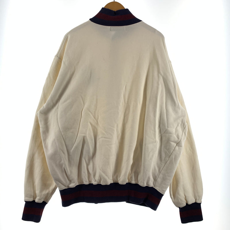 【現状渡し品】【メンズ】 RALPH LAUREN ラルフローレン SWEAT JACKET スウェット ジャケット ライトアウター ボタンダウン 147-260629-ko-06-tei サイズ：M カラー：ホワイト 万代Net店